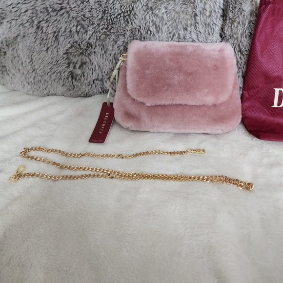 **SOLD**Italian Del Conte Leather Powder Pink Crossbody Bag (Irelia) - Picture 7 of 9